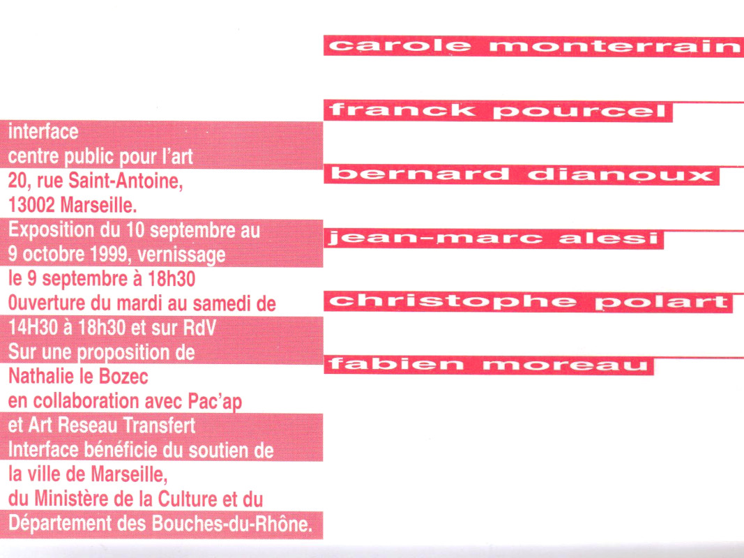 1999 - Monterrain Pourcel Dianoux Alesi Polart Moreau